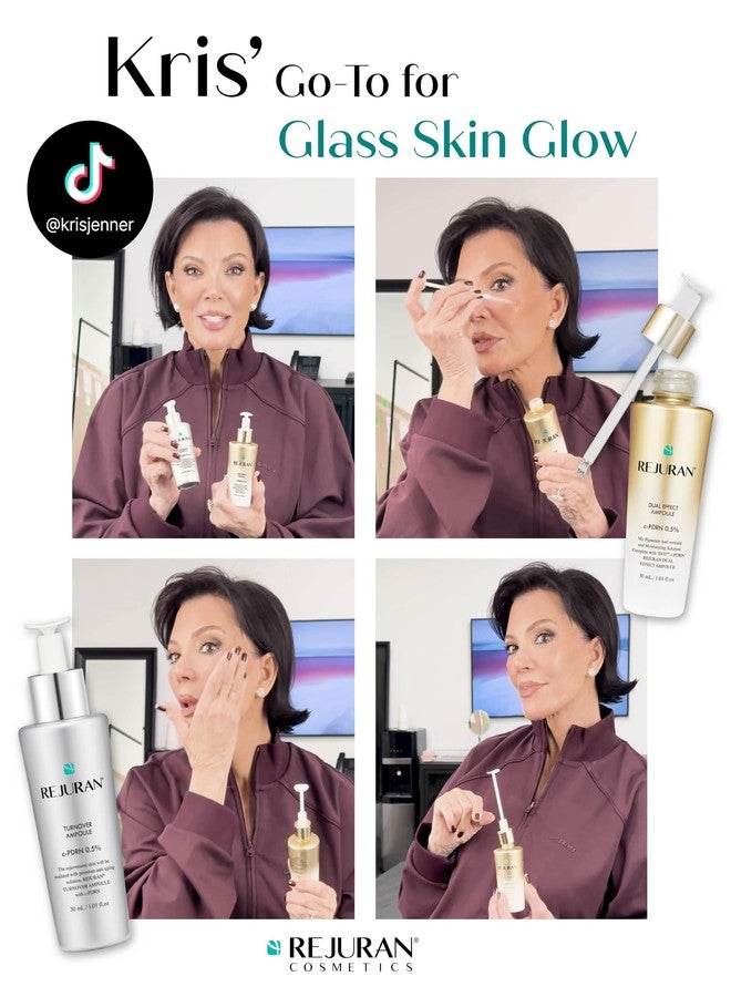 REJURAN® Turnover Ampoule, c-PDRN® [Larger Size] - Original Salmon DNA PDRN Face Serum for Rejuvenation, Firming, Hydration & Youthful Glow, Smooths Skin Texture. Korean Skincare (1.69 fl oz) - Image 4